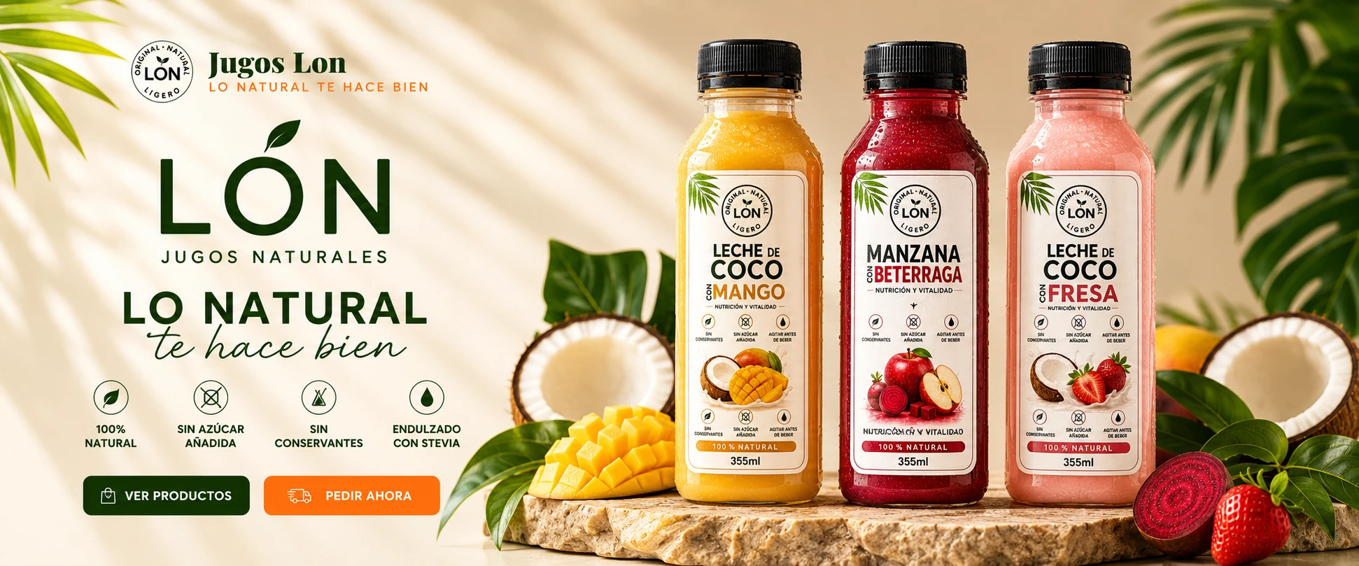Jugos Lon - Lo natural te hace bien